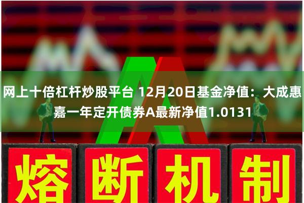 网上十倍杠杆炒股平台 12月20日基金净值：大成惠嘉一年定开